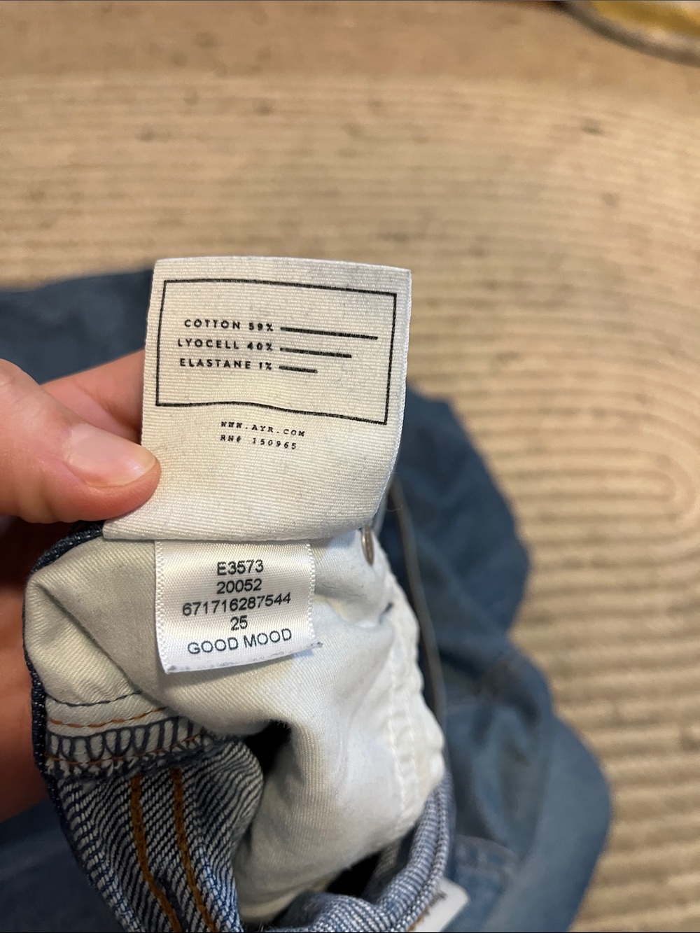 AYR Secret Sauce Jeans Good Mood sz 25 - Picture 7 of 11